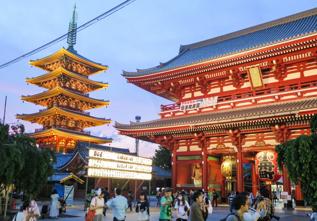 Senso-ji shrine and pagoda