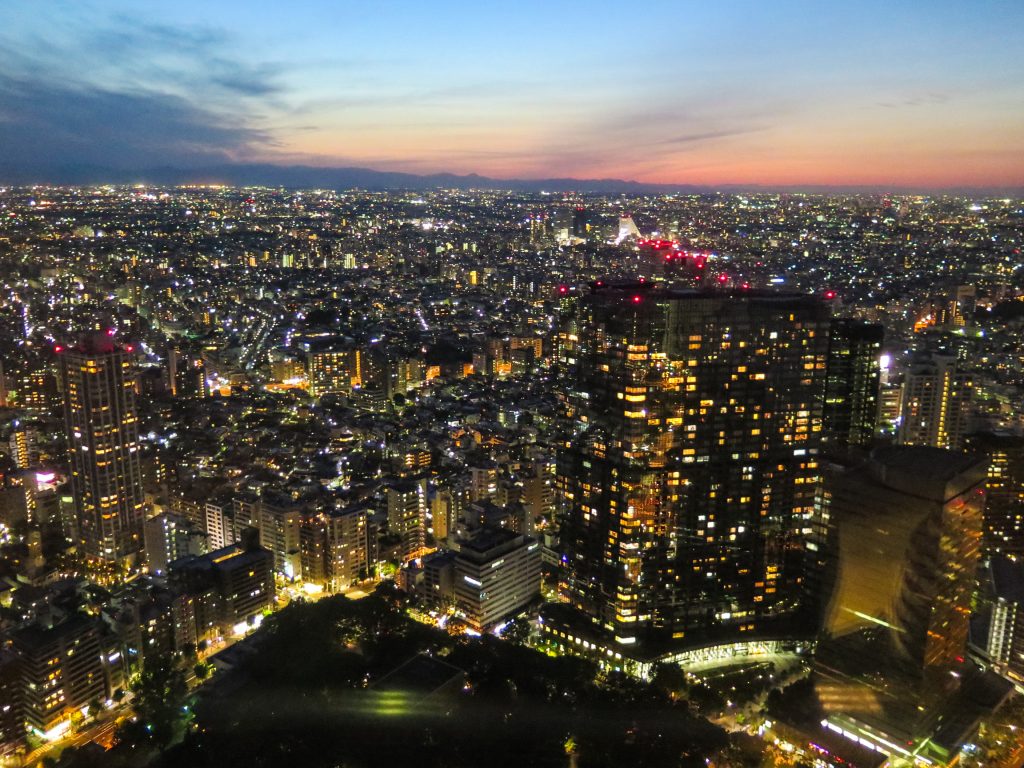 Views from the Tokyo Metropolitan Building in Shinjuku