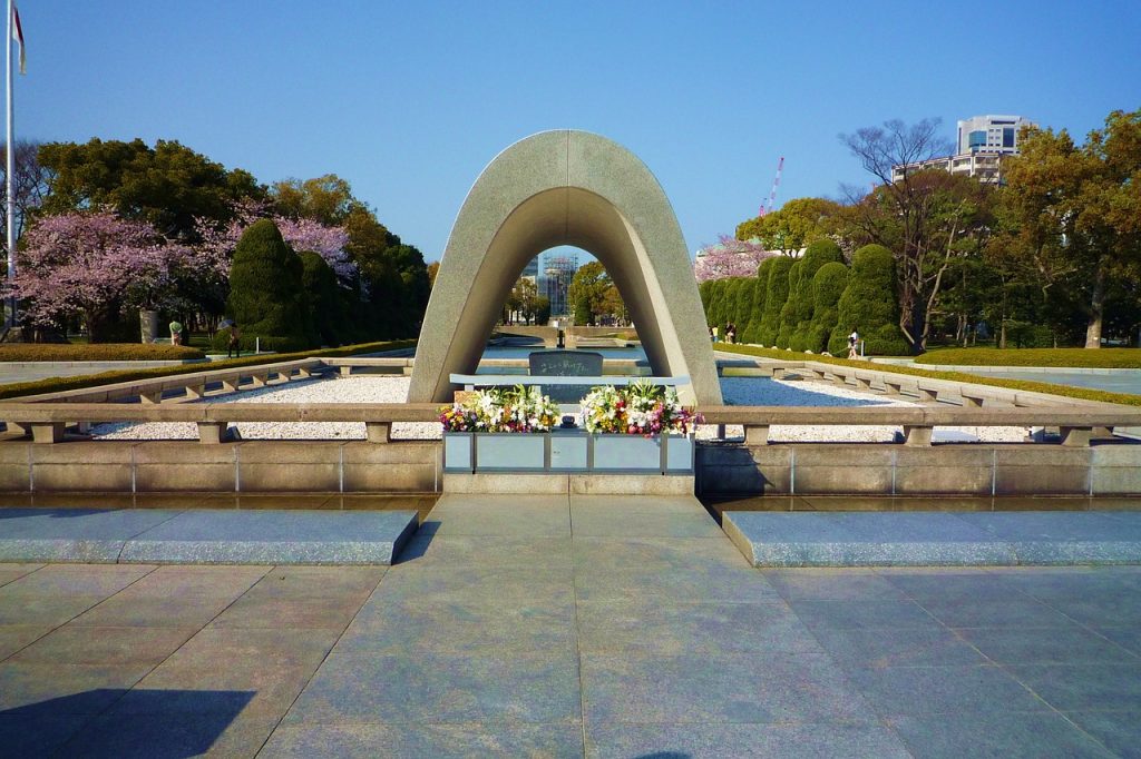 Cenotaph in Hiroshima Peace Park