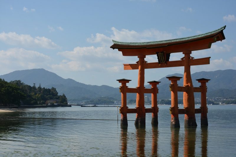 The great Torii in Miyajima marks the limit between the spirit and the human worlds.