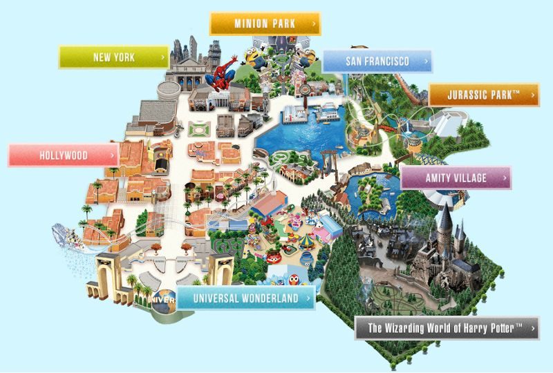 Universal Studios Japan Osaka Map 800x540 